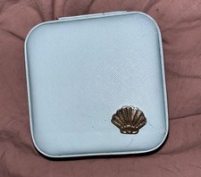 mini leather travel jewelry box case
