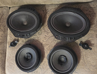 2015-2020 Ford F150 Front & Rear Audio Door Speaker Tweeter Set of 6 PO44 OEM