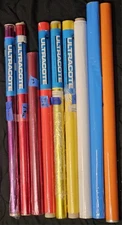 Lot(9)Super/Monokote, Ultracote RC Model Airplane Covering Rolls. LARGE & reg