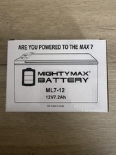 MIGHTY MAX BATTERY 12-Volt 7 Ah Sealed Lead Acid SLA Rechargeable Battery