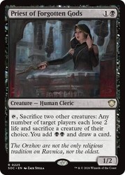 Priest of Forgotten Gods #225 Secrets of Strixhaven