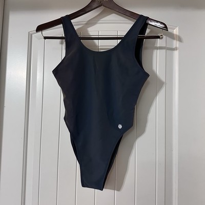 Iridescent Navy One Piece Tank Suit Rave Festival Wear