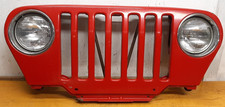 Jeep Wrangler Tj 97-06 Flame Red Front Grillgrille Free Shipping