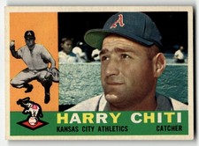 1960 Topps Harry Chiti #339 Kansas City Athletics HIGHER HIGH GRADE GREAT!