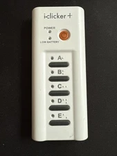 RLR15 iClicker + Plus Model Student Response Remote Control WORKS/ FREE SHIPPING