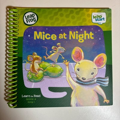 LeapFrog LeapStart Mice At Night Learn To Read Book 4 Long I  (EUC!)