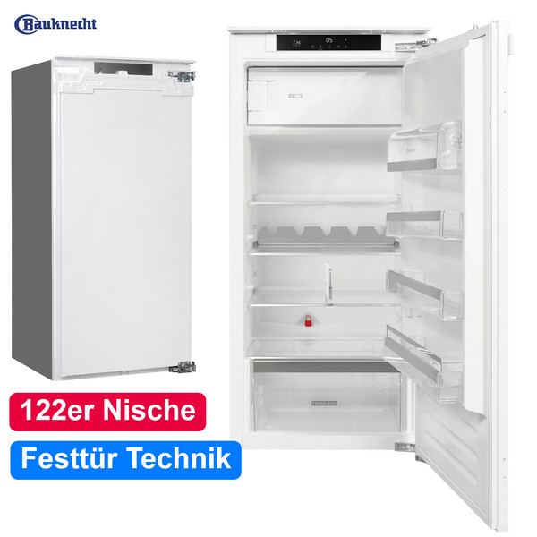 Bauknecht Einbau KüHlschrank Gefrierfach Nische 122 Cm FesttüR LED 189 Liter NEU-image