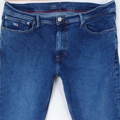 Mens SuperDry 06 ETHAN HERITAGE Stretch Straight Blue Jeans W38 L32