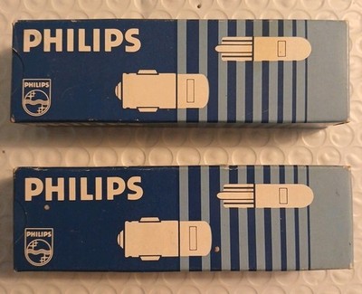 Philips Rally Vision 10 Bulb Boxes 24V 30mA - Made In Germany NEW Untested