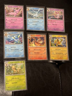 Pokémon Eevee Evolution Prismatic Evolutions Cosmic Foil