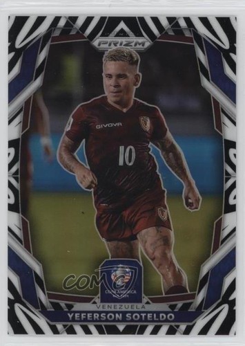 2024 Panini Prizm CONMEBOL Copa America Zebra Prizm Yeferson Soteldo #114