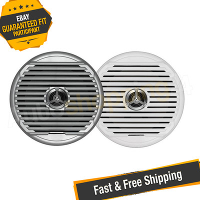 ASA Electronics MSX65R 150W 2-Way 4-Ohm 6.5'' Silver Flush Mount Speakers