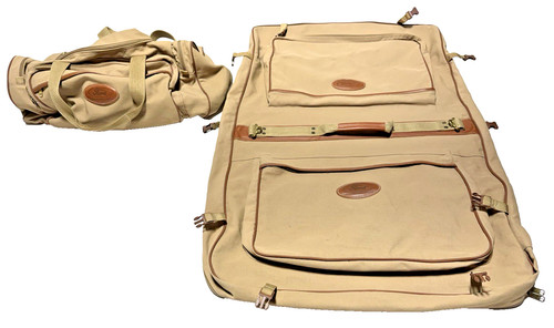 Eddie Bauer Ford Edition Garment & Carry-On Bag Vintage 1990's Heavy Duty Canvas