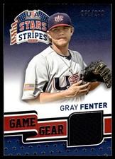 2015 PANINI USA STARS & STRIPES GAME GEAR GRAY FENTER UNIFORM 31/299 USA #39