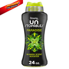 Downy Unstopables In Wash Scent Booster Beads, Paradise 24 Ounce Pack of 1 
