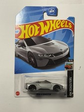 2023 Hot Wheels #156 HW Roadsters 10/10 BMW i8 ROADSTER Gray w/Black 10 Spokes