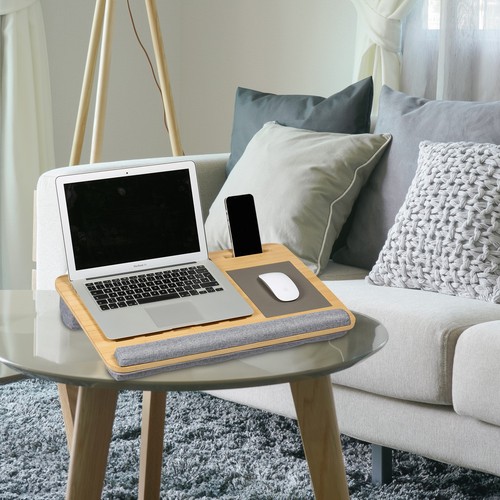 Laptopkissen Laptopunterlage Schoßtisch Laptopablage Betttisch Notebookkissen - Bild 2 von 8