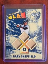 GARY SHEFFIELD - YANKEES - 2025 LEAF LUMBER - TRIPLE GAME USED BAT # 11/12 NICE!
