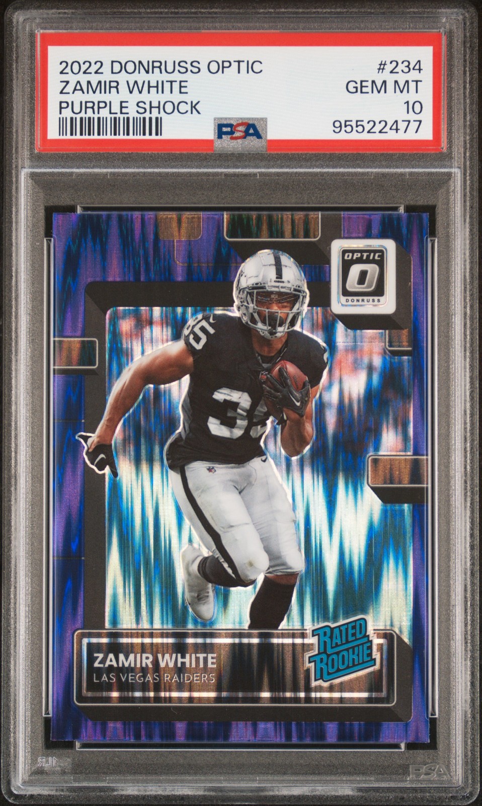 Zamir White Panini Donruss Optic #234 Purple Shock
