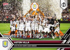 TOPPS NOW 25-2026 UEL EUROPA LEAGUE #31 ASTON VILLA CUP WINNERS PREORDER