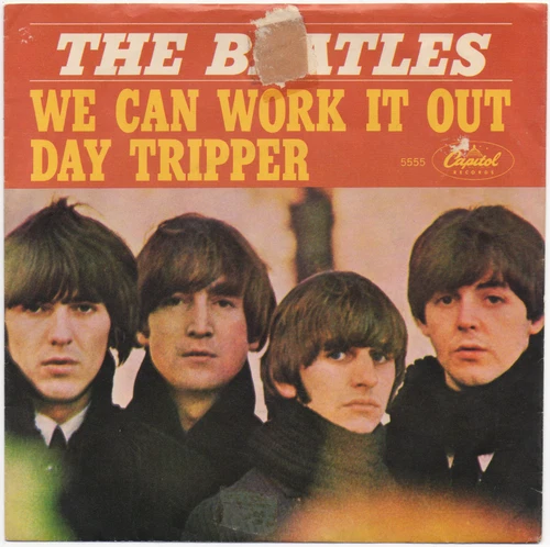 BEATLES We Can Work It Out / Day Tripper EAST COAST CAPITOL 45 w/ PICTURE SLEEVE
