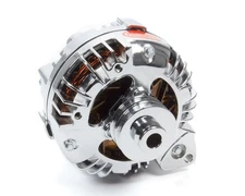 POWERMASTER Chrome Mopar 95amp Alter Double Groove Pulley 175091