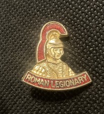 Roman Legionary Vintsge Head Pin Badge (b)