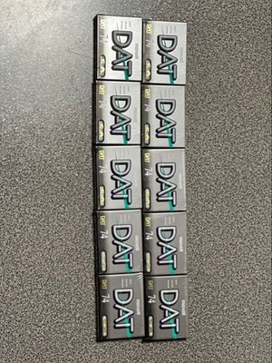 Maxell DAT 74 Digital Audio Tape 74min ×10 Blank Cassette Tapes Japan New