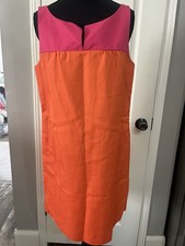 NWT J. Crew Sleeveless Rear Zip Lined Cotton Dress 10