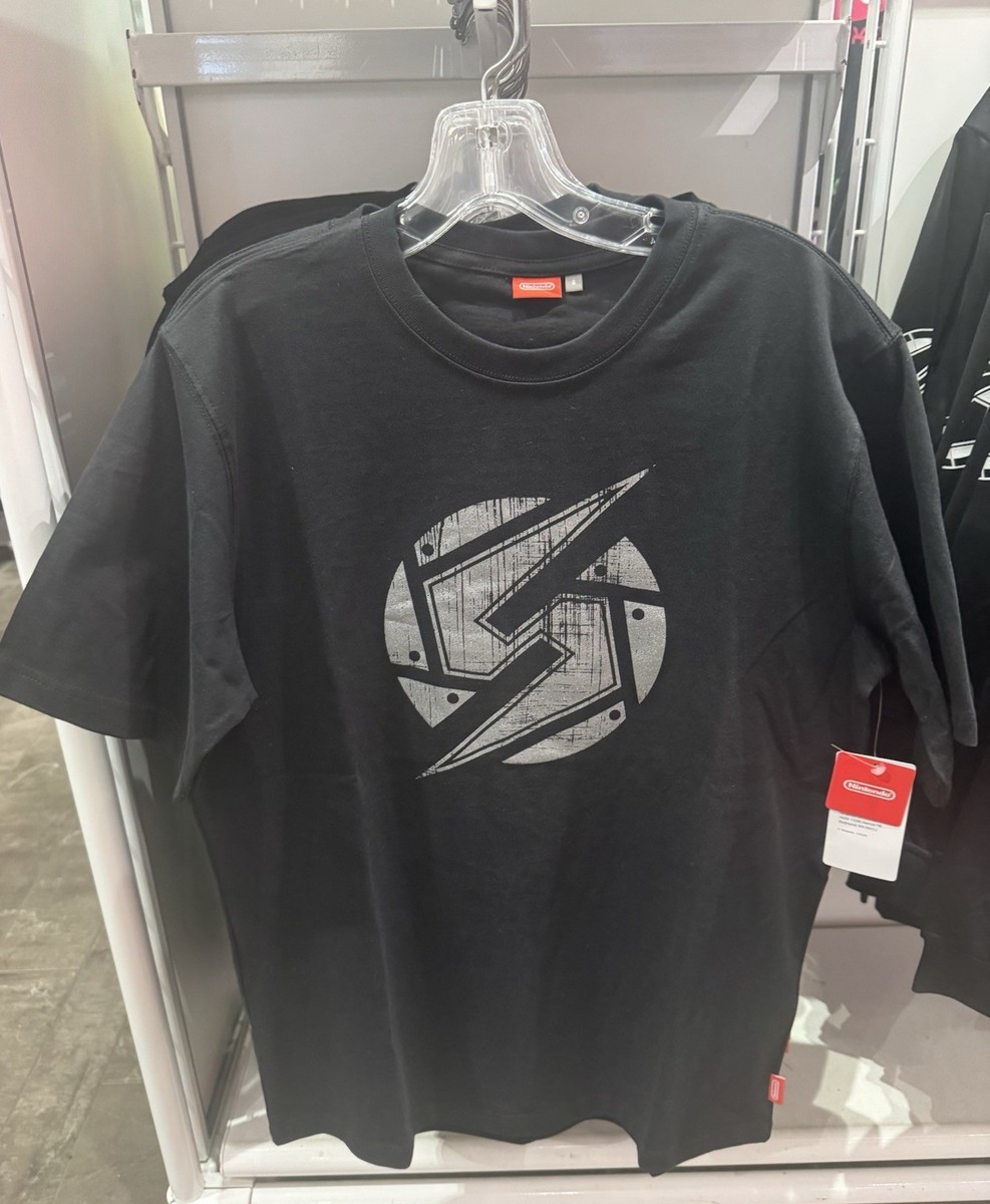 Nintendo World NY Metroid Screw Attack Samus T-Shirt Peach Mario
