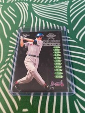 1998 Skybox Dugout Axcess Double Header Game CHIPPER JONES #9DH - FREE SHIPPING