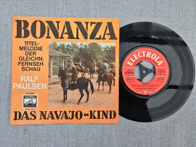 7'' - Ralf Paulsen - Bonanza - Electrola E 22 308  -  Germany 1962