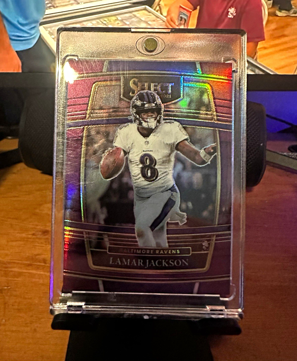 Panini 2021 Select Lamar Jackson #5 Concourse Prizm /75 Ravens NFL Card