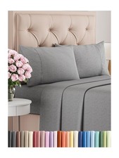 Twin XL Sheets Set 4 Piece - Includes 2 Pillowcases - Bed Sheets Twin XL - So...