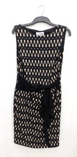 Joseph Ribkoff Dress Womens UK 14 Diamond Printed Cocktail Mini Chic Sheath Tie