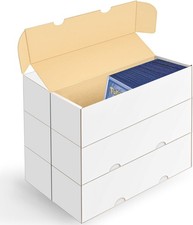 Trading Card Storage Box for Toploader,Baseball Card Storage Box, 6 Pack Topl...