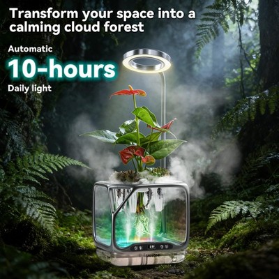 Aeroponics Growing System with Grow Light & Humidifier - Smart