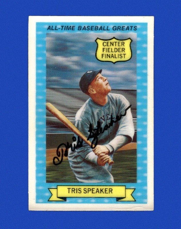 1972 Kellogg's Set-Break # 11 Tris Speaker EX-EXMINT *GMCARDS*