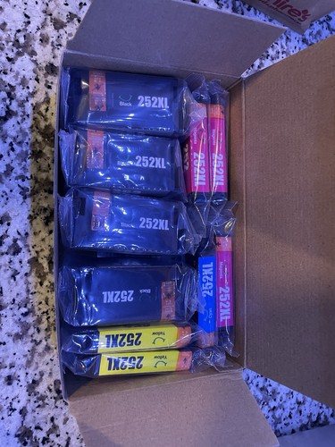 EPSON EZink 252XL COMBO INK CARTRIDGES - MULTIPLES, SEALED BAGS - 第 3/3 張圖片