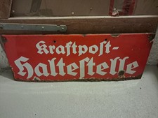 Haltestellenschild Kraftpost, Deutschland