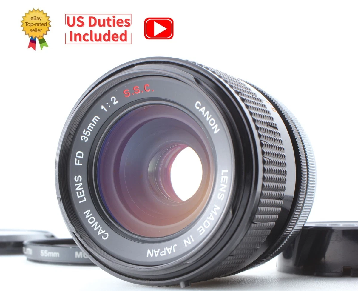 Canon FD 35mm f/2 Camera Lenses for sale | eBay