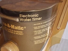 Melnor Time-A-Matic (Electronic Water Timer) Lawn Care Model 100 NOS