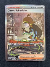 Pokemon Trainer Citros Scharfsinn Stürmische Funken 243/191 NM Deutsch