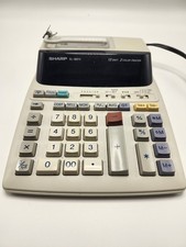 Sharp EL-1801V Printing Calculator- TESTED WORKING