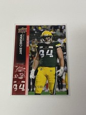 2022 Upper Deck CFL Exclusives #105 Jake Ceresna /100 **034222