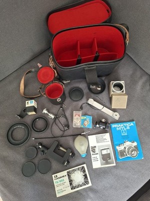 Konvolut  Fotoapparate Teile  Ersatzteile +Koffer Zubehör f Bastler