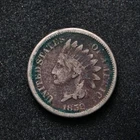 1859 C/N Indian Head Cent Corroded (bb19271)