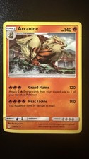 Arcanine 22/214 Sm-Unbroken Bonds Holo Damaged on eBay
