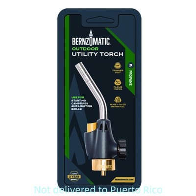 Bernzomatic FireStarter Torch   Trigger Ignition, Webbed Flame
