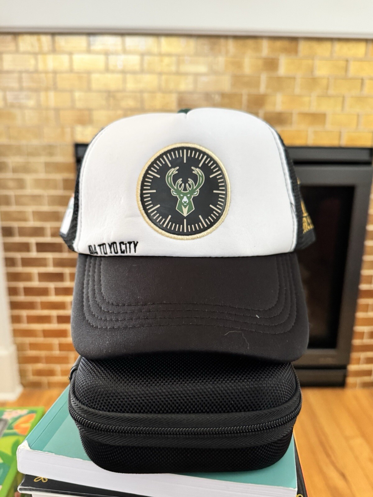 Milwaukee Bucks Damian Lillard Custom Hat SGA 1/15/25 Giveaway Cap